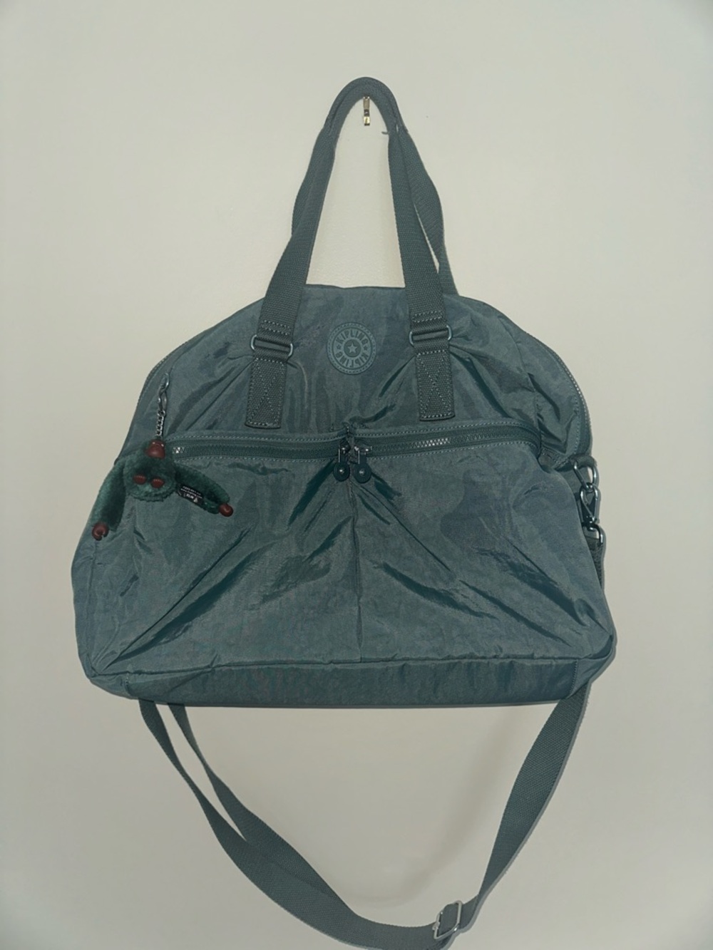 Kipling Eugenia Nylon Shoulder Tote with Removable Charm